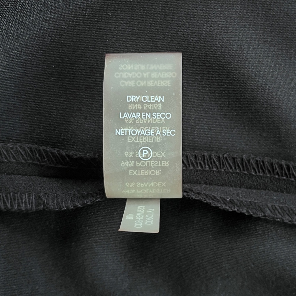 Calvin Klein Women’s Minimalist Scandi Girl Black Midi Dress Size 6 - Picture 9 of 9